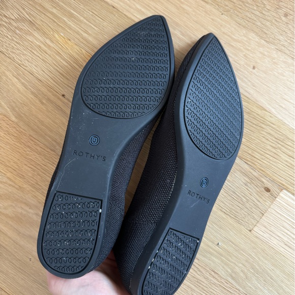 Rothy’s black point flats - Picture 3 of 3